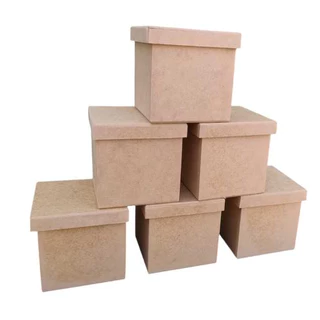 kit 50 caixas 10x10x10 MDF Madeira Organizadora Lembrancinhas Aniversarios casamentos festas