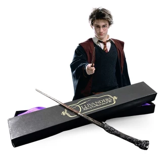 Varinha Mágica Harry Potter Tamanho Oficial Réplica Colecionável Magia Wizarding Dumbledote Voldemort