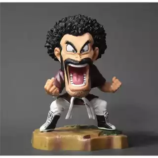 Estatueta Dragon Ball Z Mr. Satan Mini Estatua Anime Decorativo - Sem Caixa Mister Satan