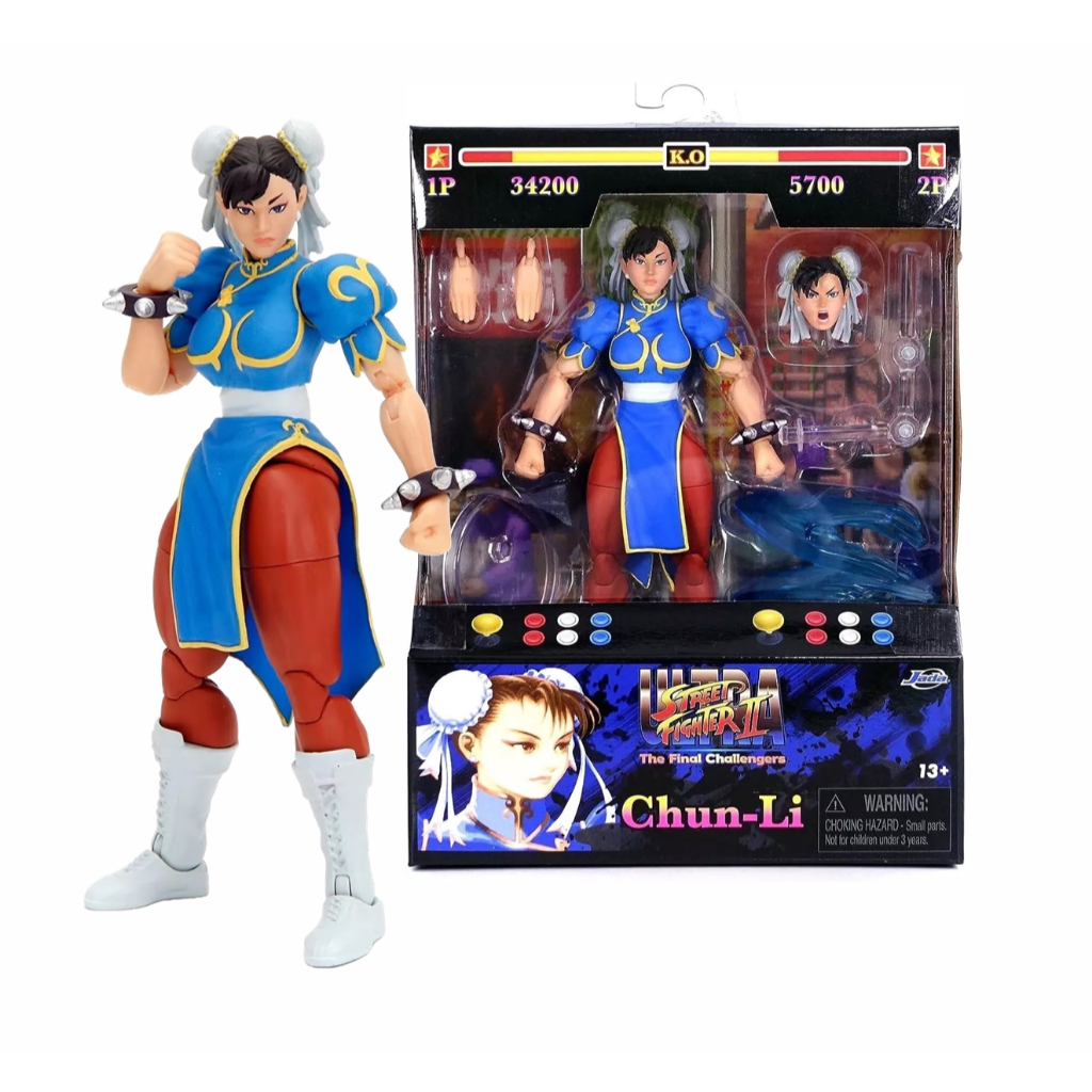 Boneco do jogo Street Fighter 2 Oficial Jada Toys | Shopee Brasil