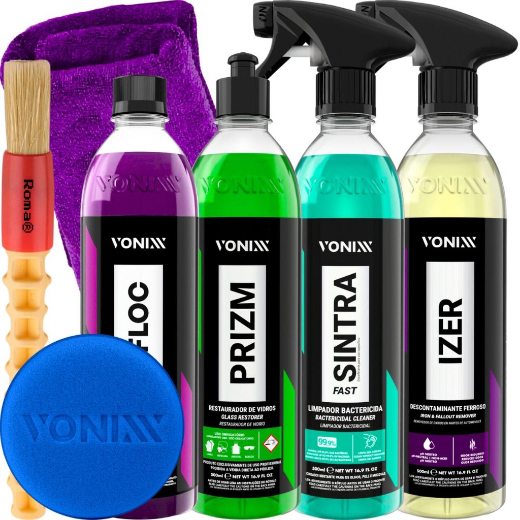 Kit Shampoo V-Floc Prizm Sintra Fast Izer Vonixx
