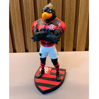 Mascote Do Flamengo - Urubu - Figura Colecionável decoração 3d - 20cm - Pronta Entrega