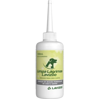 Limpa Lágrimas Acida Cães E Gatos 100ml Lavizoo
