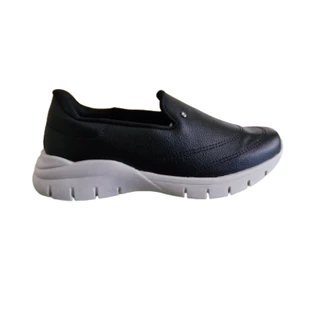 Tênis Feminino Slipon USAFLEX de couro AL0302 em Oferta na Shopee