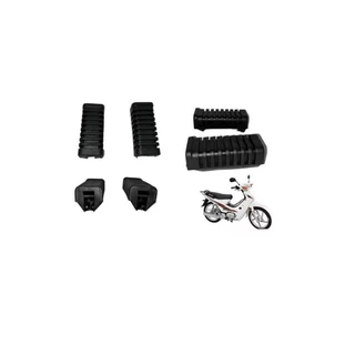 Par Borracha Do Estribo Pedaleira Shineray Phoenix Gold 50cc