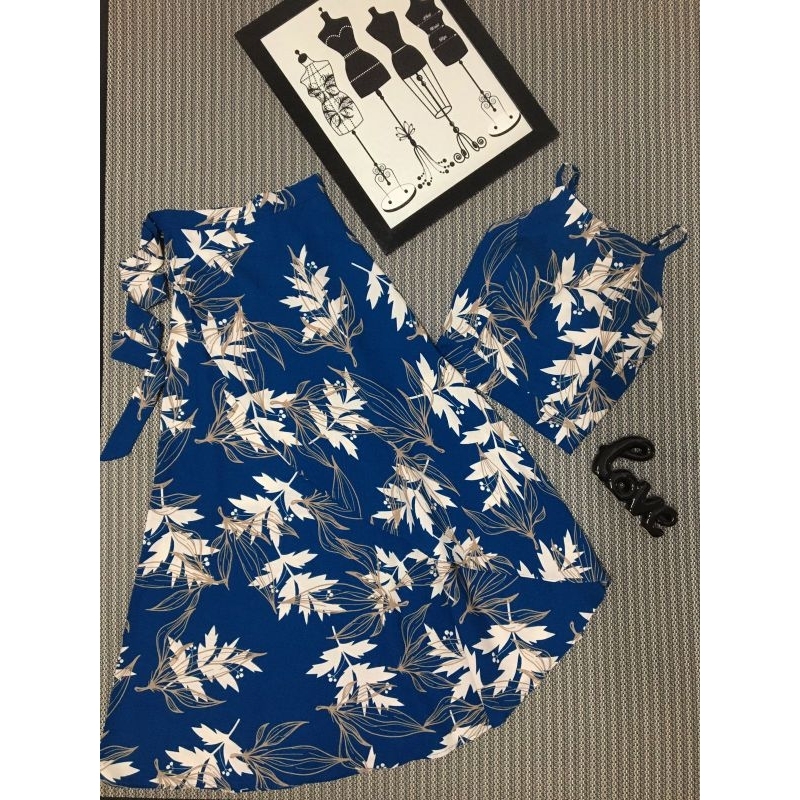 Conjunto Saia Envelope Plus Size