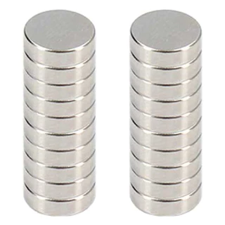 Ímã de neodímio 10x1 10x1,5 10x2 10x3 10x4 10x5 10x6 10x8 10x10 mm 20 peças super ímas potente disco em Oferta na Shopee
