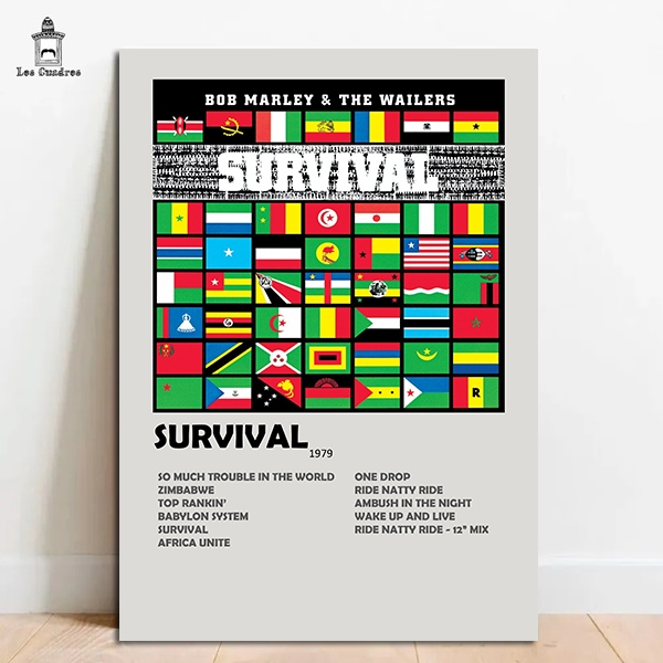 Quadro Placa Decorativa Bob Marley The Wailers Catch A Fire em MDF