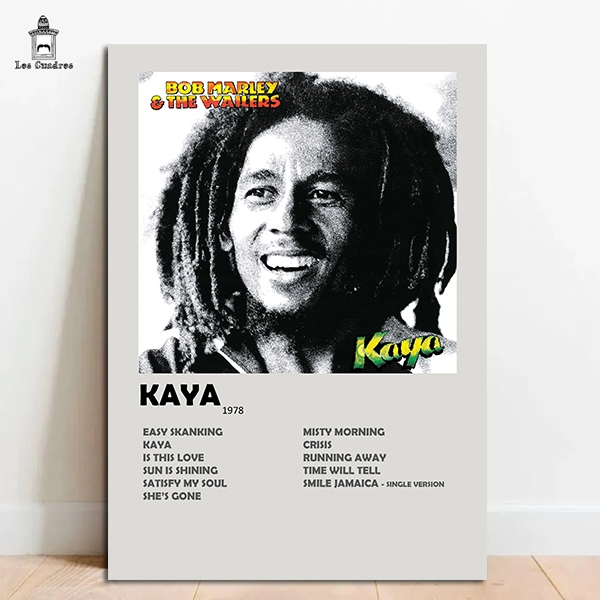 Quadro Placa Decorativa Bob Marley The Wailers Catch A Fire em MDF