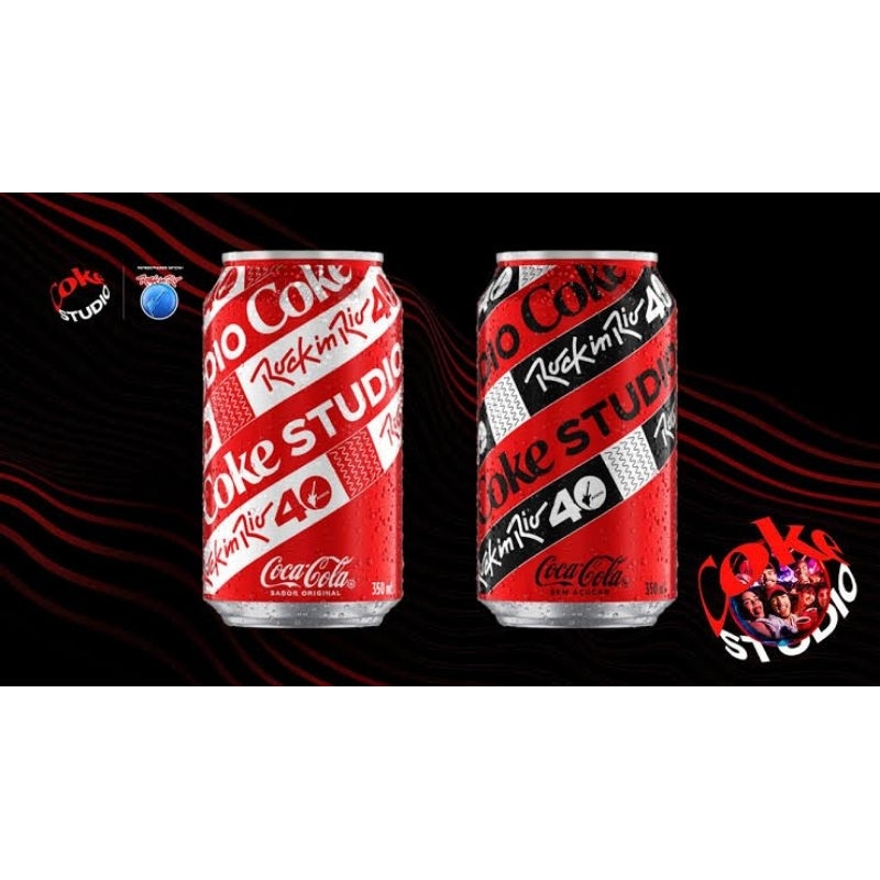 Coca cola edição limitada Rock in Rio 40 anos