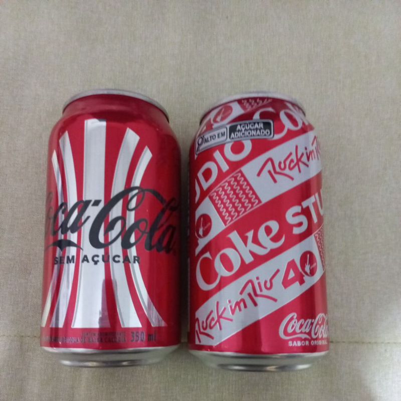 Kit coca cola Libertadores 2024 + Rock in rio 2024