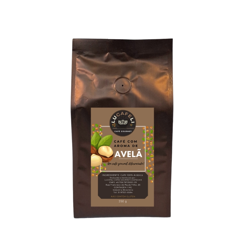 CAFÉ GOURMET AROMATIZADO 100% ARÁBICA - AVELÃ