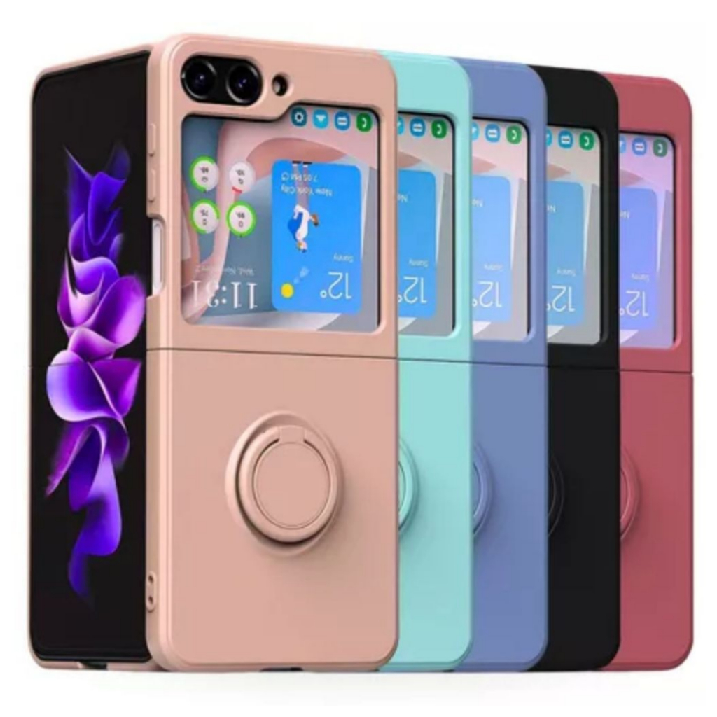 *LANÇAMENTO 2024* Capinha Case TPU Acrílica Aveludada Para Galaxy Z Flip 6