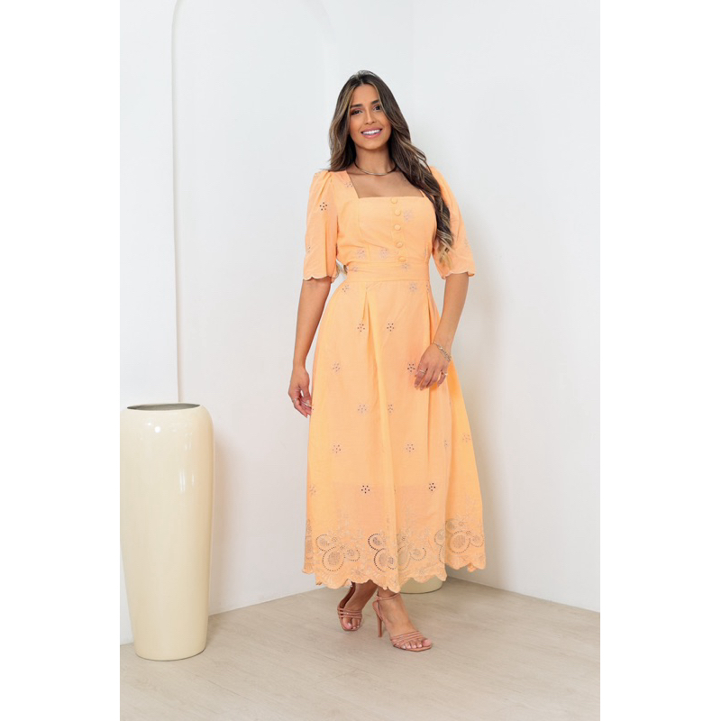 Vestido Lorena Laise Mídi