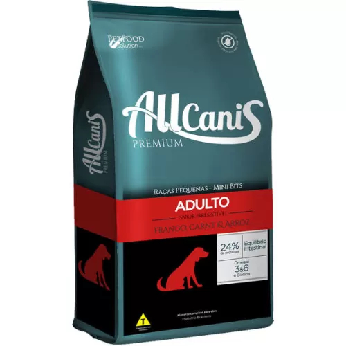 Allcanis Cães Adultos Raças Pequenas 15kg