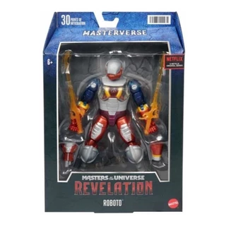 KIT 03 BONECOS MASTERVERSE ROBOTO MASTERS OF THE UNIVERSE NETFLIX REVELATION