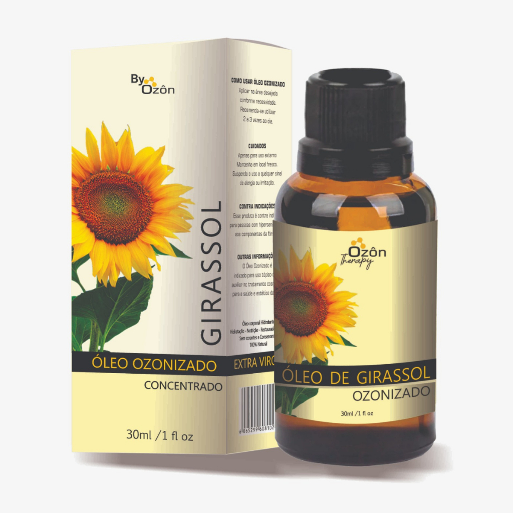 Óleo de Girassol Ozonizado Prensado a frio - Extra Virgem puro | Shopee ...