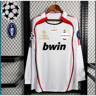 2006 AC Milan Retro Camisa do Kaka 06/07 Manga longa ja no Brasil