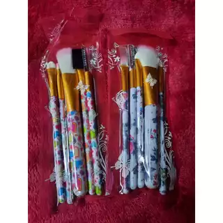 Kit de Pincel com 5 Pincéis - Make Lolita