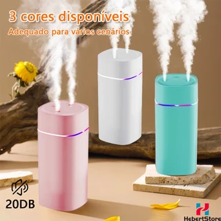 Umidificador De Ar E Aromatizador 600ml Com Dois Bicos Potente Difusor Aromatizador De Ambiente Com Led Purificador De Ar Para Quarto Ultrassonico Silencioso SD08