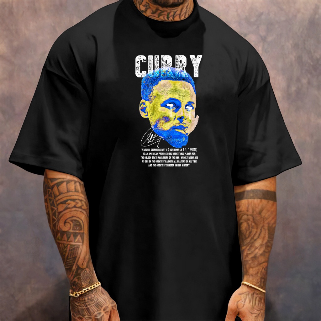 Camiseta Oversized Streetwear Masculina Gola Alta Basquete