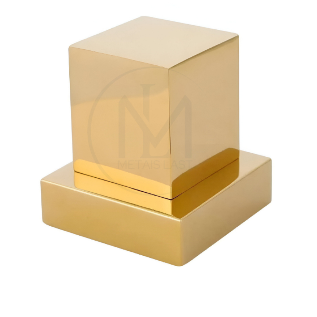 Acabamento Para Registro Dourado Brilhoso 100% Metal Padrão Deca/Docol
