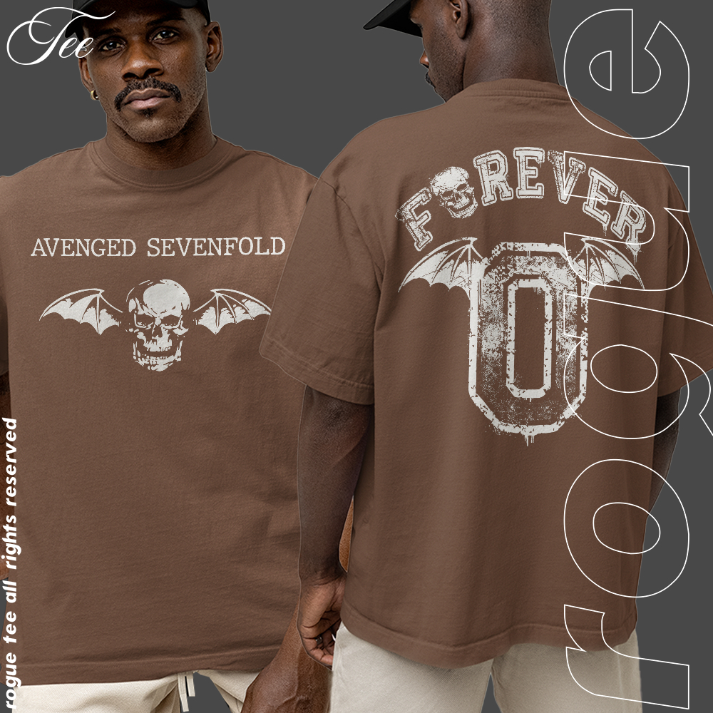 Camiseta Basica e OVERSIZED Avenged Sevenfold Forever A7x The Rev