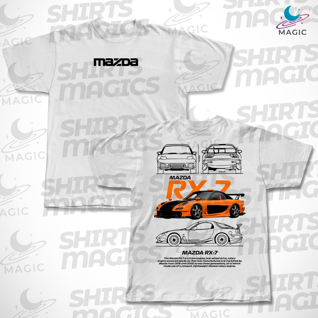 Camisa Mazda RX-7 Velozes e Furiosos 100% algodão