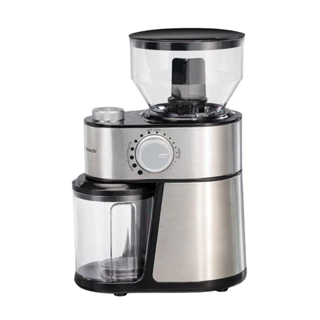 MOEDOR DE CAFE ELÉTRICO GRANDE HAMILTON BEACH PRATA 2 A 14 XÍCARAS