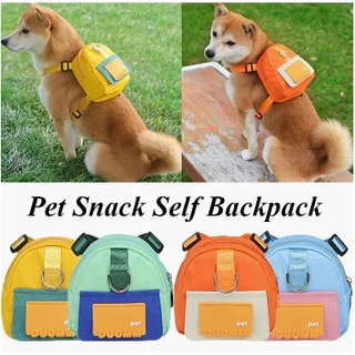 Mochila Pet Para Cachorro Cães Gatos Coleira Peitoral Com Guia Mini Saco De Ombro Bolsa