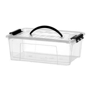 Caixas Organizadoras Transparente Com Trava 7,3L Resistente Alta Qualidade em Oferta na Shopee