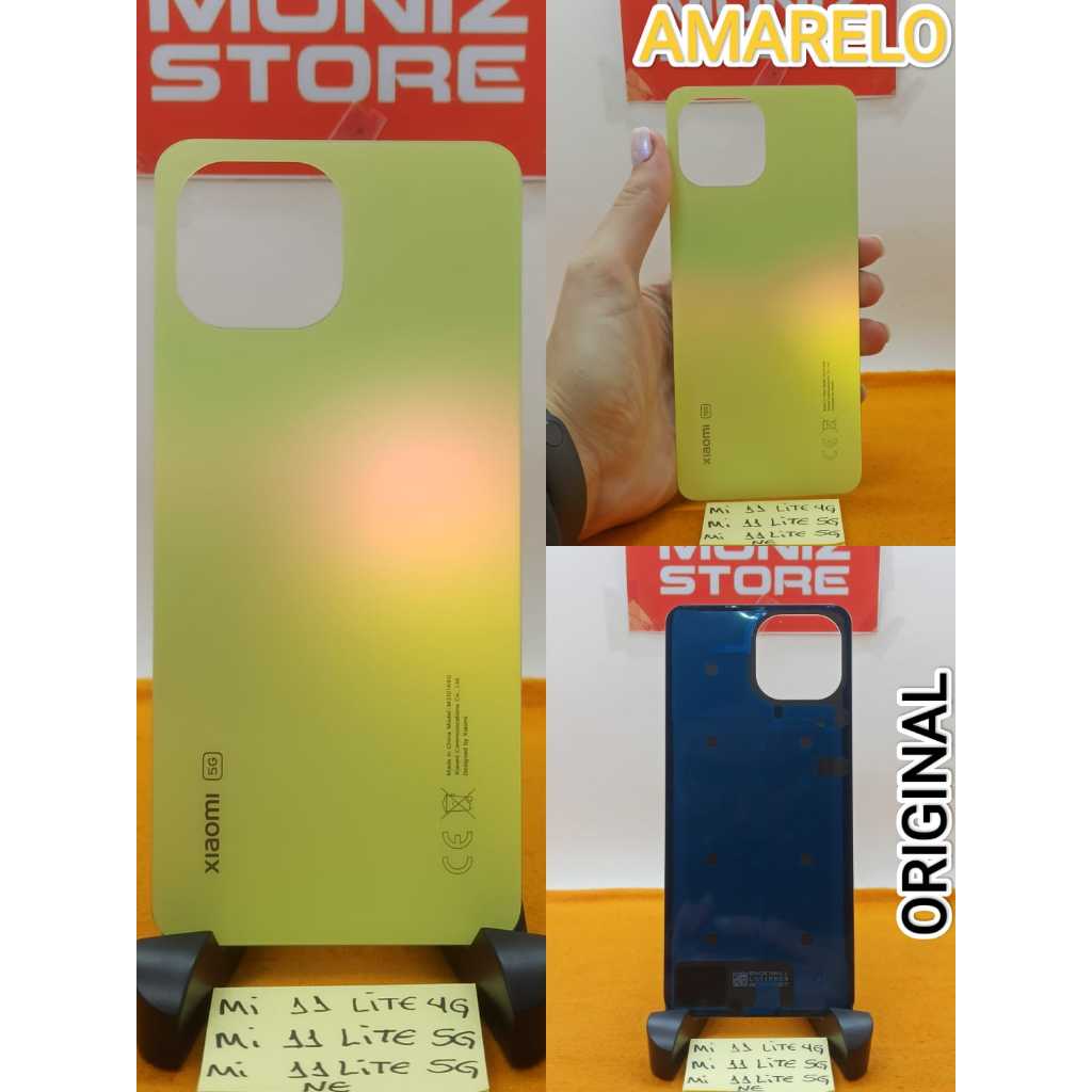 COVER POSTERIORE BACK Per XIAOMI MI 11 LITE 5G SCOCCA VETRO M2101K9AG