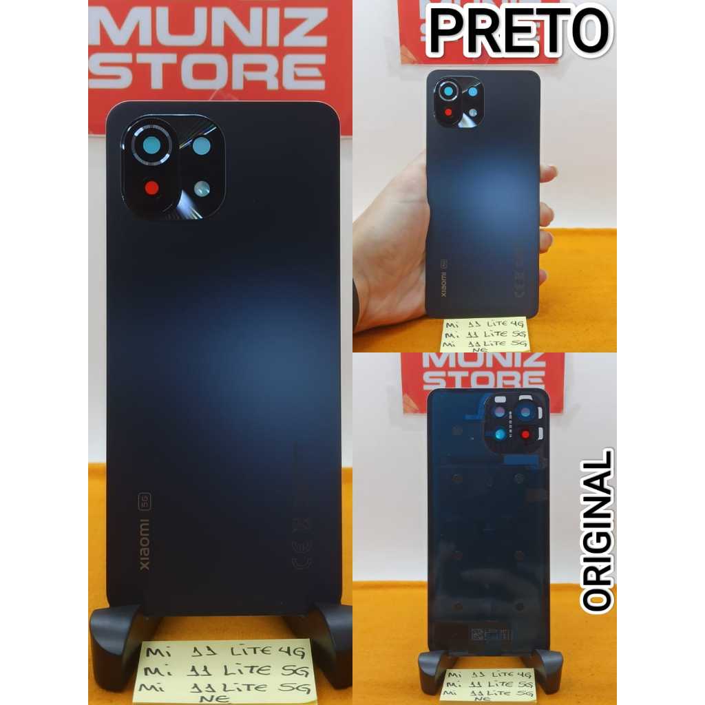 COVER POSTERIORE BACK Per XIAOMI MI 11 LITE 5G SCOCCA VETRO
