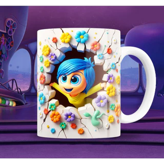 Caneca Personalizada Divertidamente 2 Efeito 3D