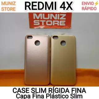 Capa Case Redmi 4X 5" MAT136 Capinha Slim Rígida Capa Fina De Plástico MAE136