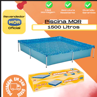 Piscina Infantil Quadrada 1500 Litros Mor
