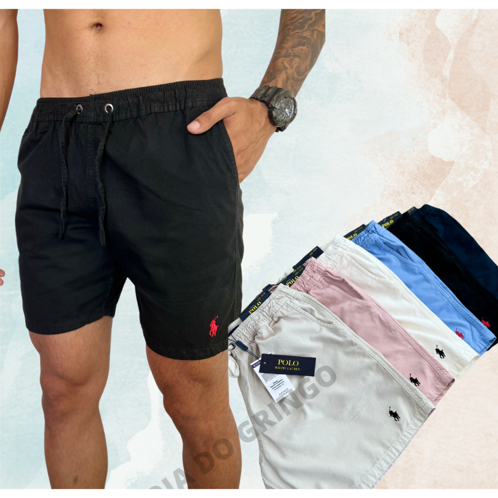 Short Masculino Mauricinho Sarja Bermuda Brim