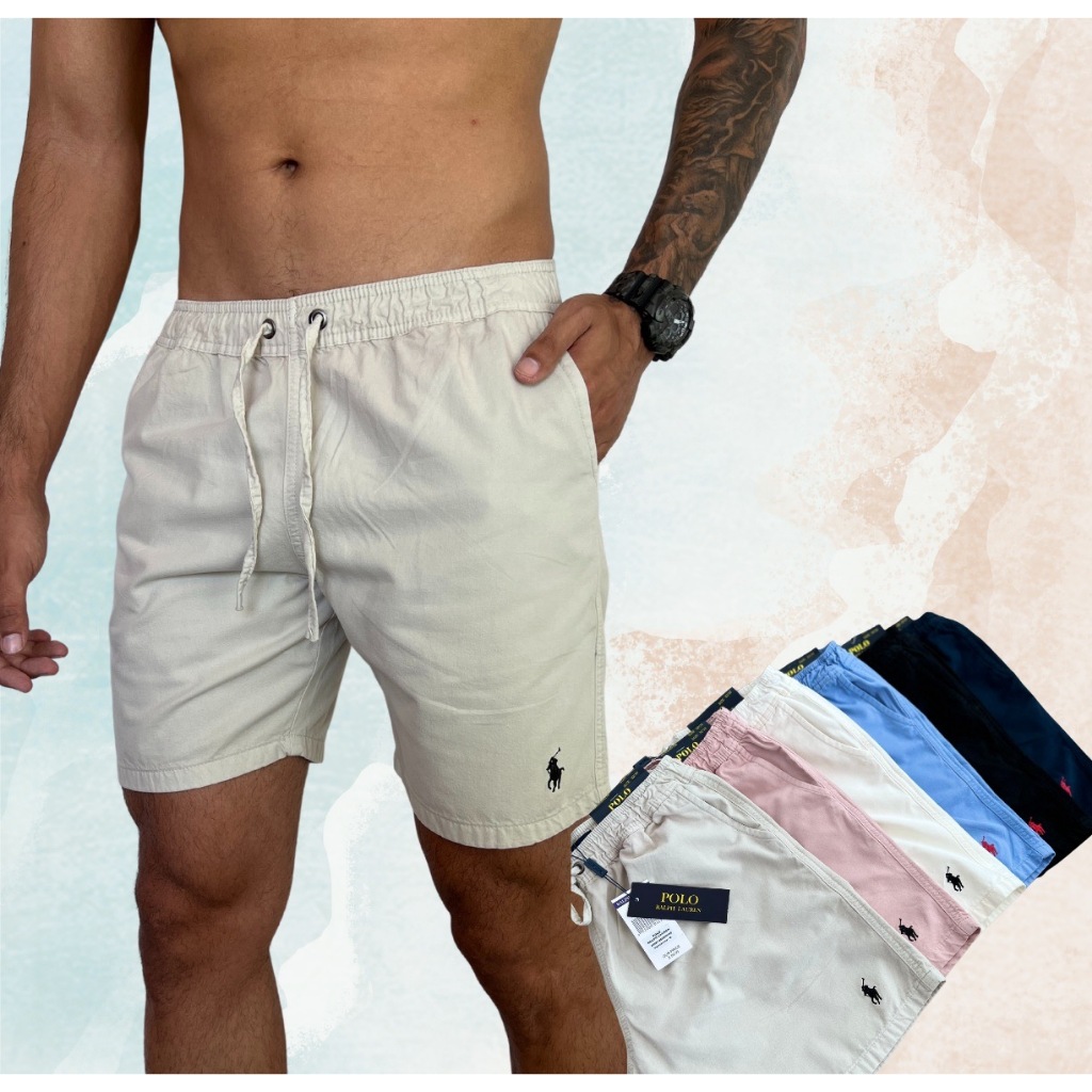 Short Masculino Mauricinho Bermuda Sarja Premium