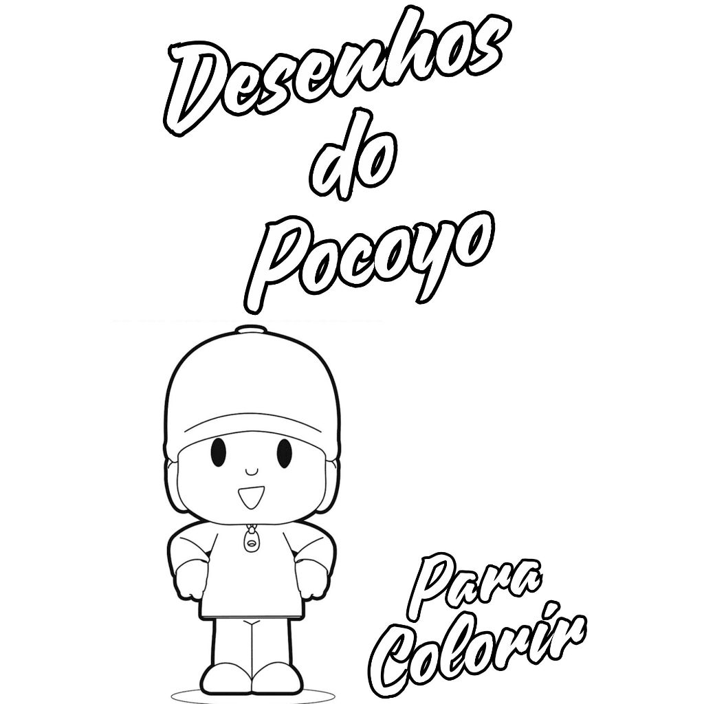 desenho para colorir pocoyo