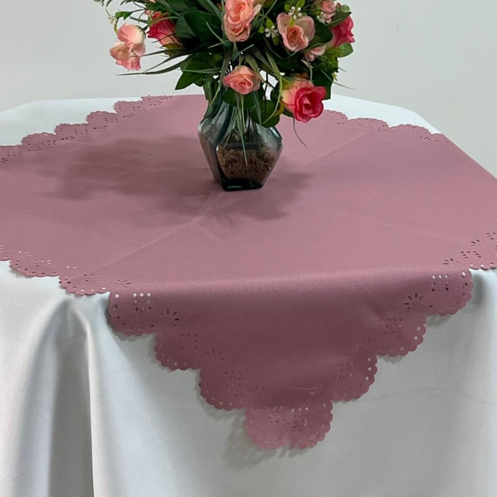 Toalhas de Mesa Cobre-Mancha 0,75X0,75 Kit com 5 Un. Para Casa Festas e ...