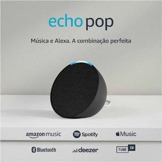 Amazon Echo Pop Com Assistente Virtual Alexa