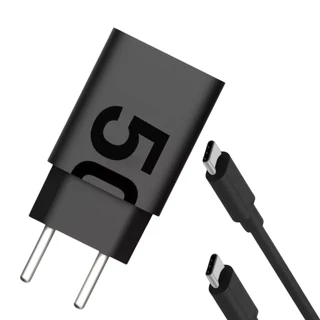Carregador Turbo 50W Carregador Rápido Super Rápido Acompanha cabo USB C
