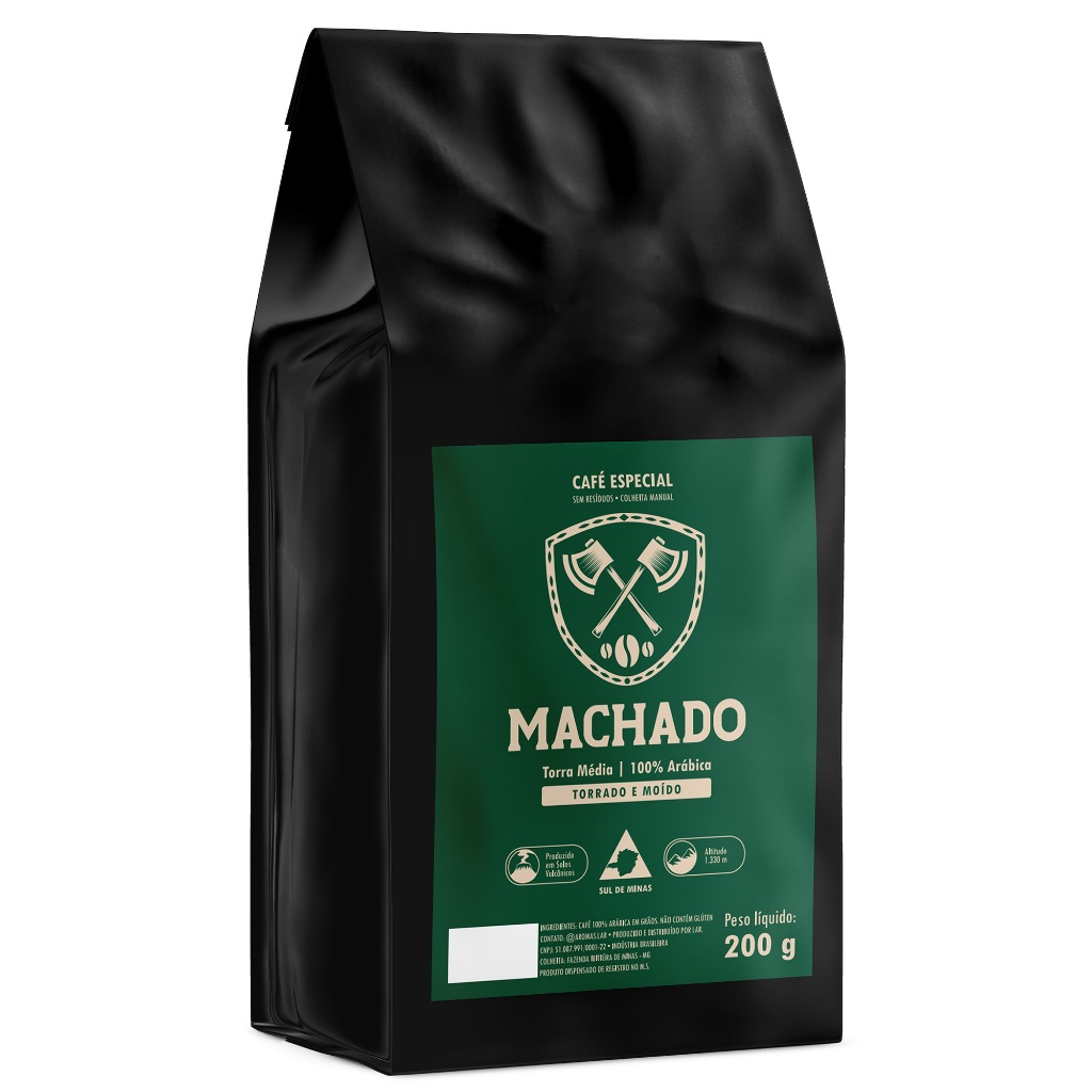 Café Machado Torrado E Moído 200g - Torra Media