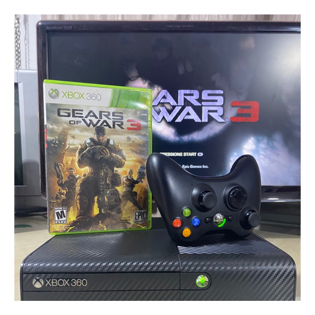 Xbox360 Rgh/ 1 Controle + 120 jogos | Shopee Brasil