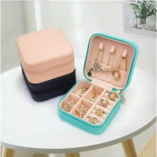 KIT 20 pcs Porta Jóias Portátil Caixinha Bolsa de Armazenamento Colar Brincos Anéis