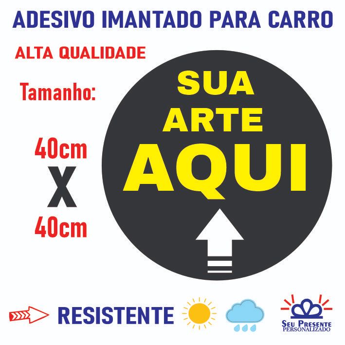 Adesivo Imantado para Veículos 40cm