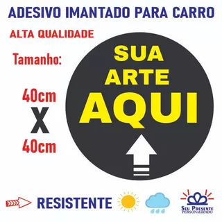 Adesivo Imantado para Veículos 40cm