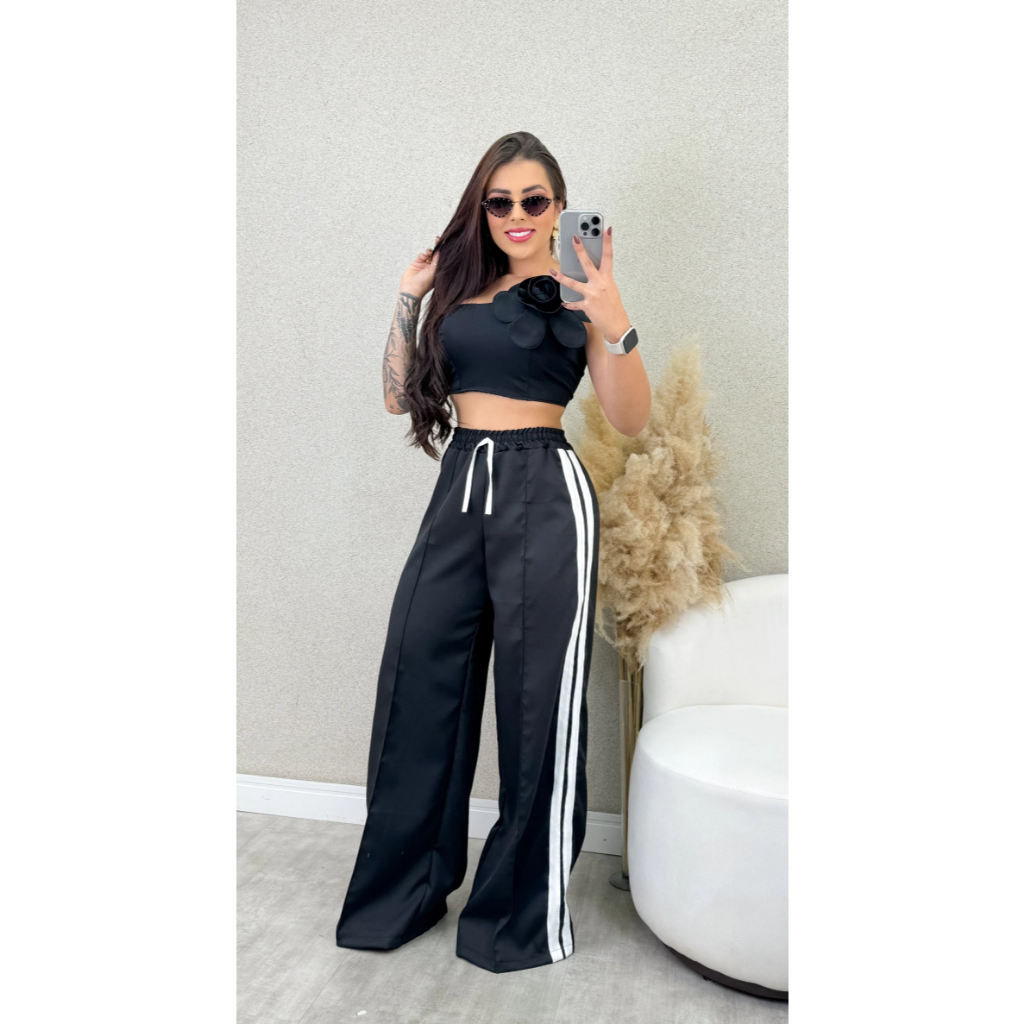 Listras Foto CalÃ§a Pantalona Calça Pantalona CalÇa Jeans Com