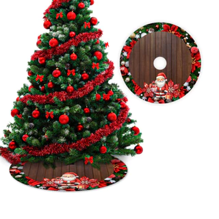 Saia Base Tapete Para Árvore De Natal Decoração 60x60