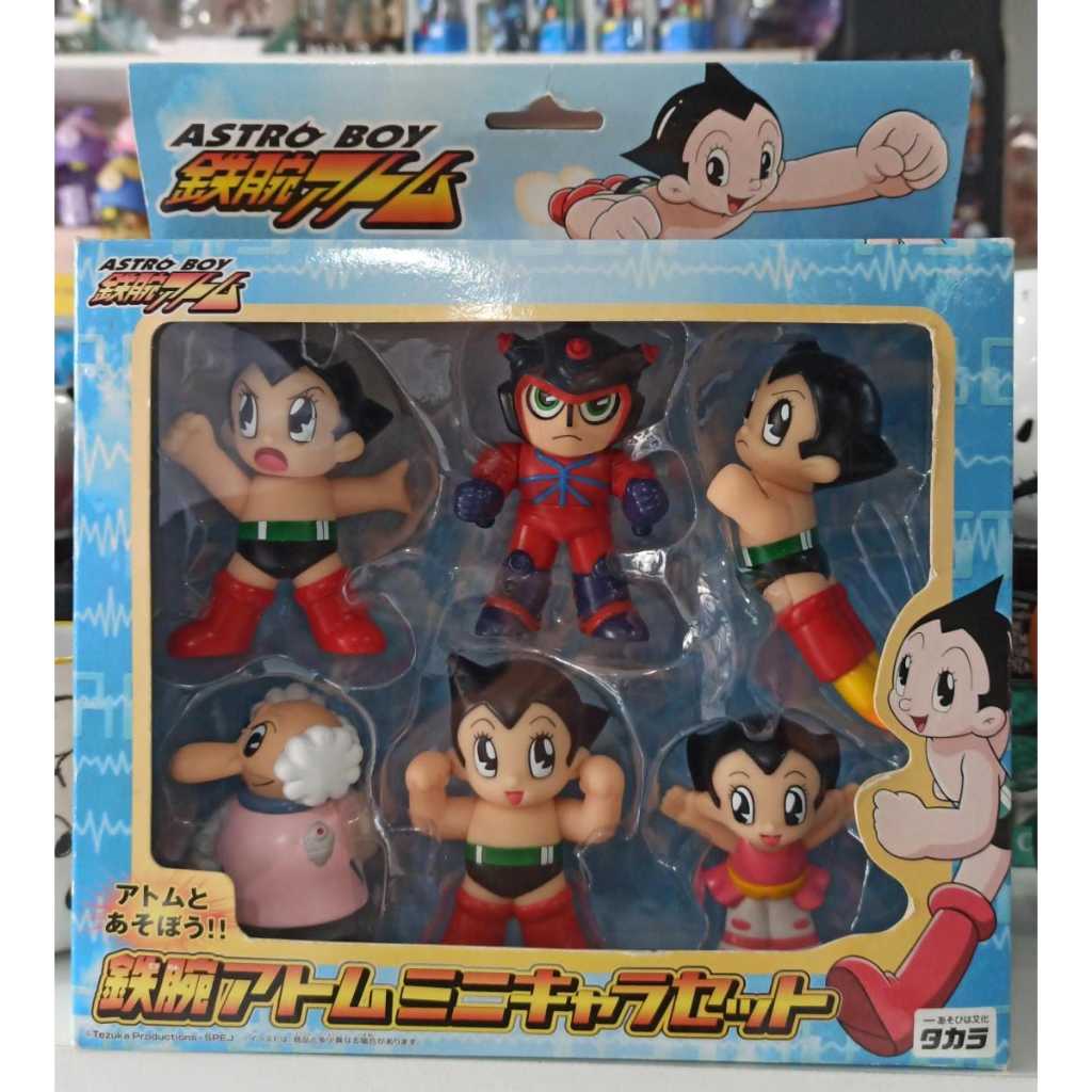 ASTRO グッズ　まとめ売り Astro Boy Conjunto com 6 peças 9cm Oficial | Shopee Brasil